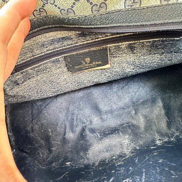 GUCCI GG Canvas Sherry Line Vintage Boston Bag Authentic - Picture 7 of 15